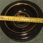 Vintage Long John Scotch Whisky Large ceramic Ashtray Black - pikkukuva 4