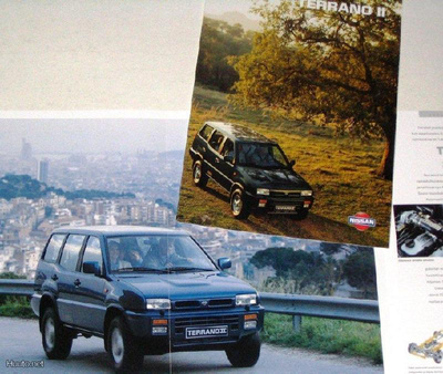 1995 Nissan Terrano II esite - KUIN UUSI - suomalainen