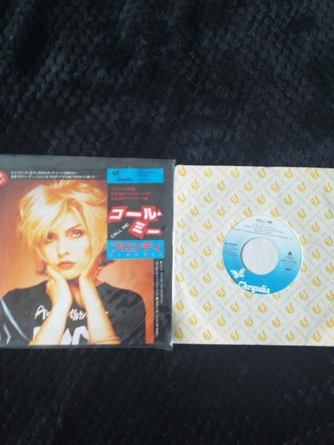 BLONDIE / GIORGIO MORODER call me 7" -1980- japani julkaisu