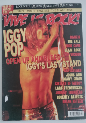 Vive Le Rock lehti #3 - Iggy Pop
