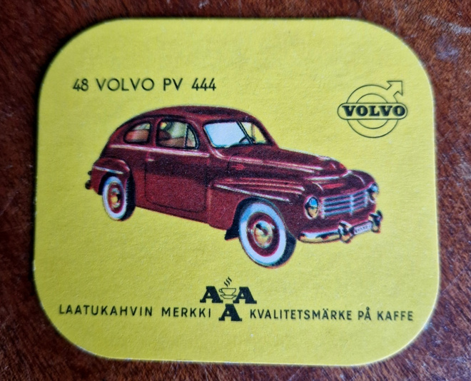 AAA KAHVIKUVA 48 Volvo PV 444.Huippu