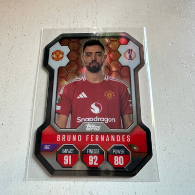Topps Match Attax 24-25 Chrome Shield Bruno Fernandes