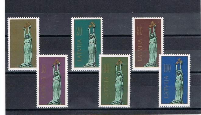 Latvia 1991 - Vapaudenpatsas (6)  ++
