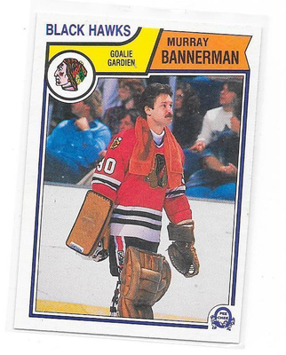 1983-84 OPC #97 Murray Bannerman Chicago Blackhawks MV