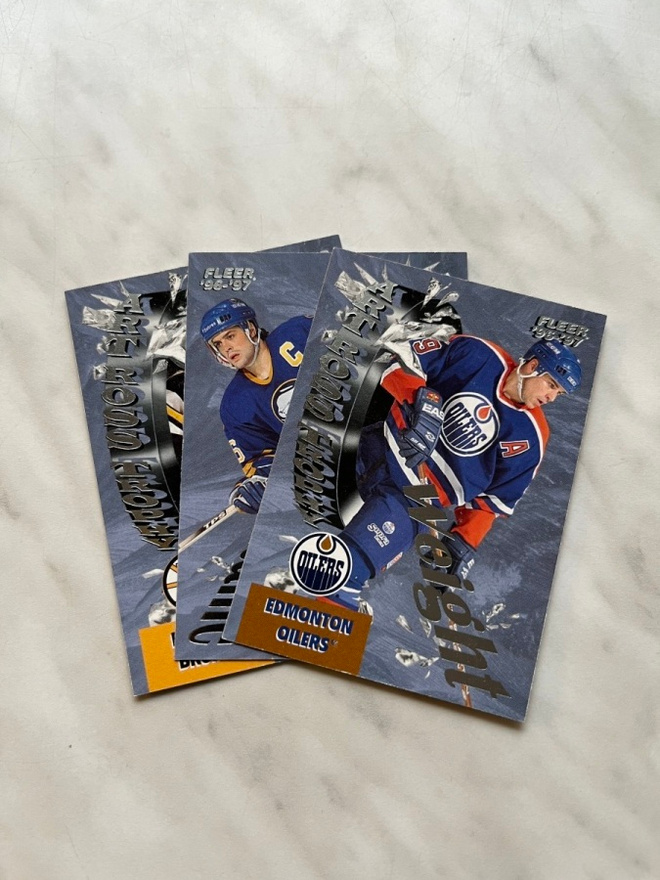 1996-97 Fleer Art Ross Trophy kortteja 1.50e/kpl