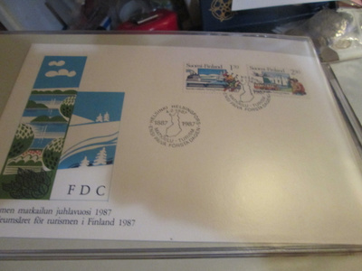 1987 suomen matkailu  fdc