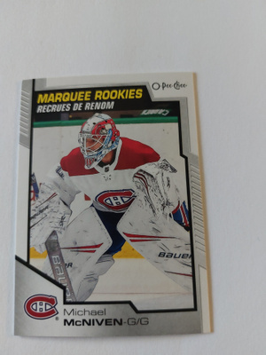 2020-21 O-Pee-Chee #630 Michael McNiven RC