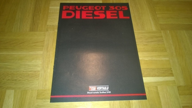 Esite Peugeot 305 Diesel, 1985