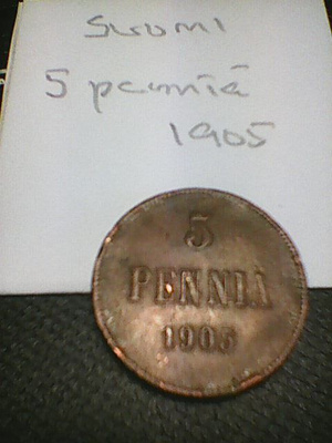 Suomi 5 penniä 1905
