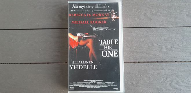 VHS: Table For One (Rebecca De Mornay, Michael Rooker 1998)