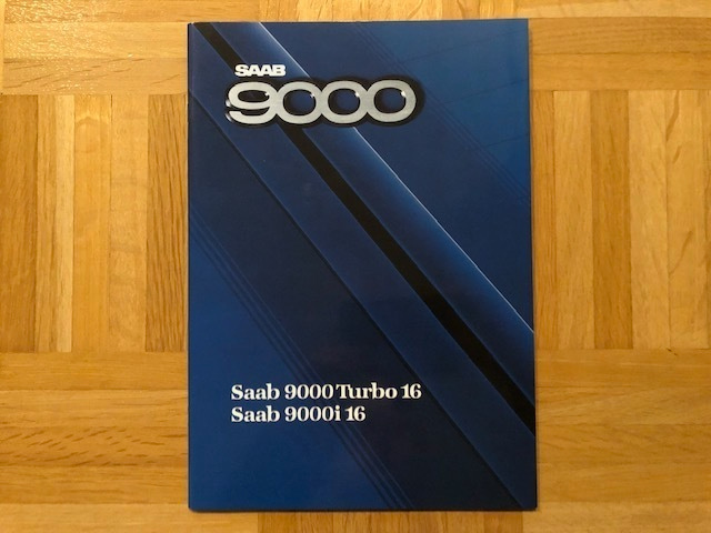 Esite Saab 9000i16 & Saab 9000 Turbo16, 1987