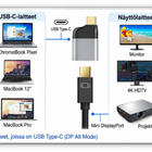 USB-C -> Mini DisplayPort adapteri / DP1.4 8K@60Hz #32227 - pikkukuva 2