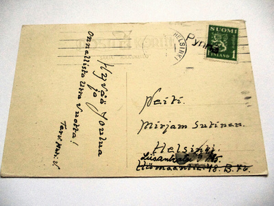 1930/M Pynnä (Urjala) kortilla