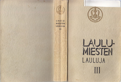 Laulumiesten lauluja III (nide 2p. Wsoy 1959)