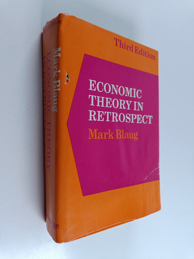 Mark Blaug : Economic theory in retrospect