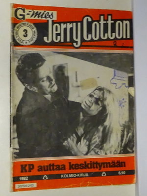 G-mies Jerry Cotton n:o 3 1982 - KP auttaa keskittymään