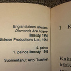TIMANTIT OVAT IKUISIA, Ian Fleming (4. PAINOS 1984) - pikkukuva 3