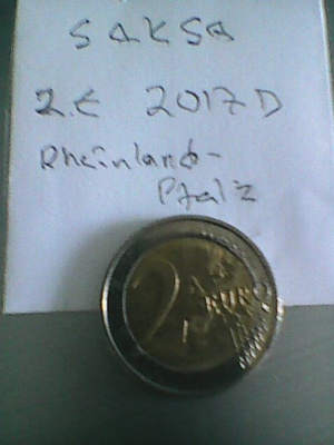 Saksa 2 € 2017D, Rheinland-Pfalz