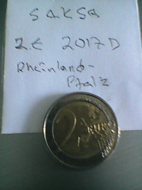 Saksa 2 € 2017D, Rheinland-Pfalz