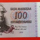 TÄHTI seteli 100 mk 1976 N**. Kunto 9. (KD16) - pikkukuva 1