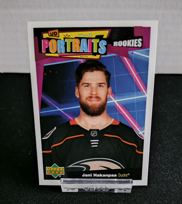 Jani Hakanpää Portraits Rookies Upper Deck 2020-21