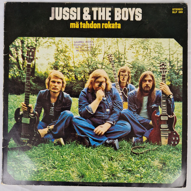 LP  Jussi & The Boys - mä tahdon rokata