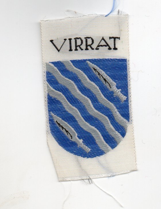 Virrat ;Matkailu /hihamerkki  (kangasta)
