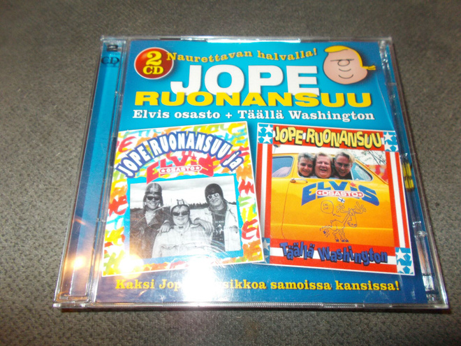 2-CD JOPE RUONANSUU ** ELVIS OSASTO/TÄÄLLÄ WASHINGTON **