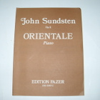 John Sundsten Op.11 ORIENTALE Piano v. 1976 nuotit - pikkukuva 1