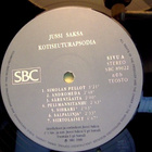 JUSSI SAKSA  ::  KOTISEUTURAPSODIA  ::  VINYYLI  LP    1989 - pikkukuva 3