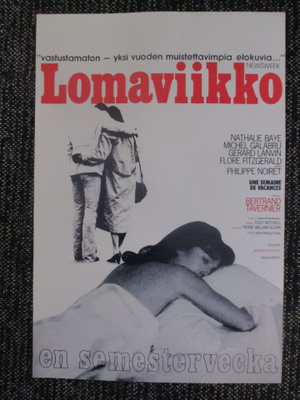 Lomaviikko (Tavernier, 1980) - vanha elokuvajuliste