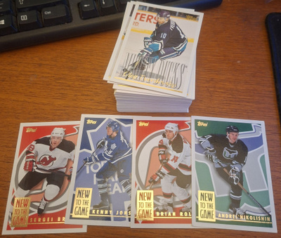 1995-96 Topps 95Kpl myös erkat