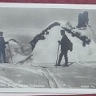 Norja/Norway Stasbanen: old postcard/postikortti: hiihtäjät - pikkukuva 1