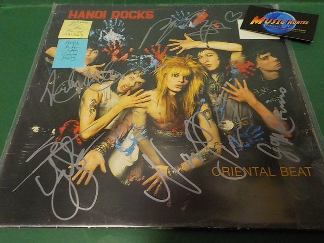 HANOI ROCKS - ORIENTAL BEAT EX-/EX- LP VIIDELLÄ NIMMARILLA