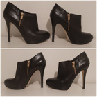 Nahkaa Michael Kors 9.5 (40) mustat stiletto nilkkurit - pikkukuva 2