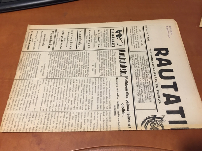 RAUTATIELÄINEN LEHTI 5/1942