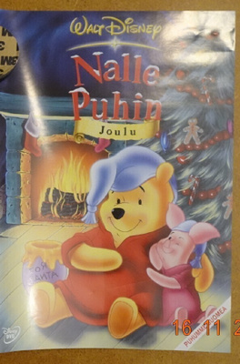 dvd, Nalle Puhin joulu (Walt Disney) [animaatio]
