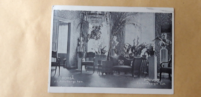 Vanha kulkenut kortti, J.L. Runebergin koti, Porvoo