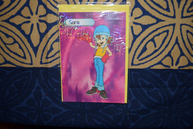 Postikortti Digimon digital monsters + kirjekuori Sora