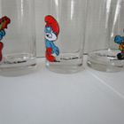 Vintage Peyo Smurffi juomalasit, 5 kpl - pikkukuva 2