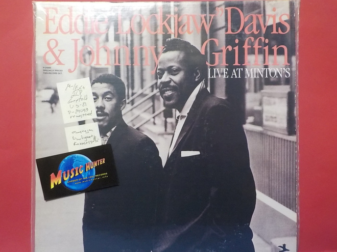 EDDIE"LOCKJAW"DAVIS &JOHNNY GRIFFIN - LIVE AT MINTON'S - 2LP