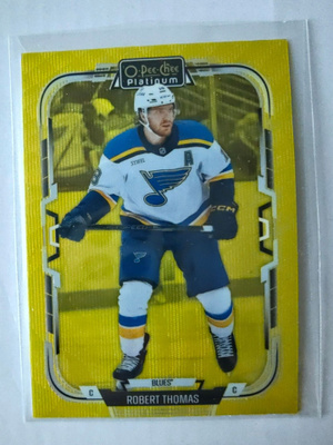 Robert Thomas 2025-26 OPC Platinum Neon Yellow Surge