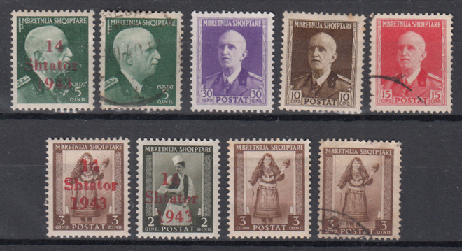 ALBANIA 1939-1944 Italian miehitys