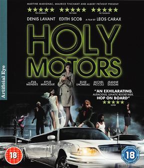 Holy Motors Blu-Ray **muoveissa**