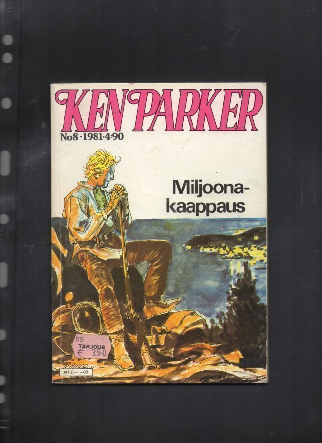 KEN PARKER n:o 8 1981 Miljoonkaappaus