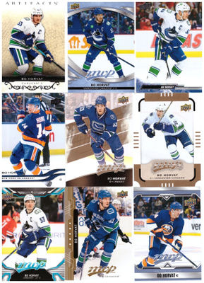 9 x BO HORVAT Canucks, Islanders