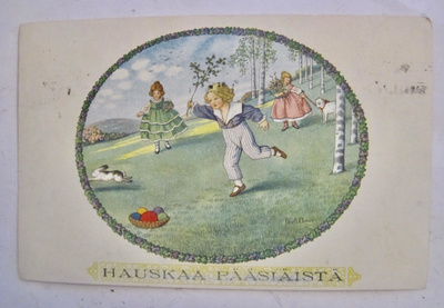 VANHA Postikortti Pauli Ebner 1925 Suomalainen