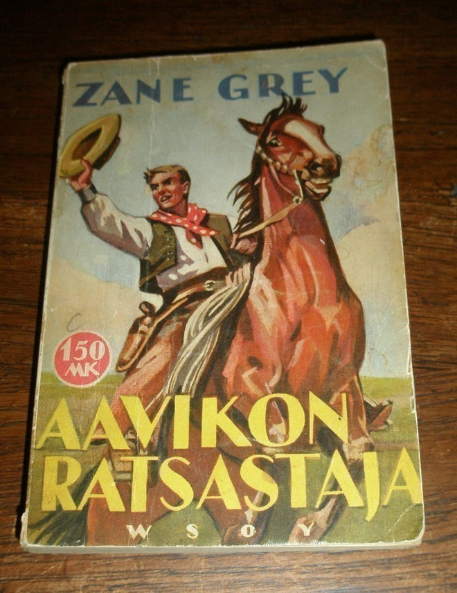 RIKS Zane Grey Aavikon ratsastaja pokkari 1961