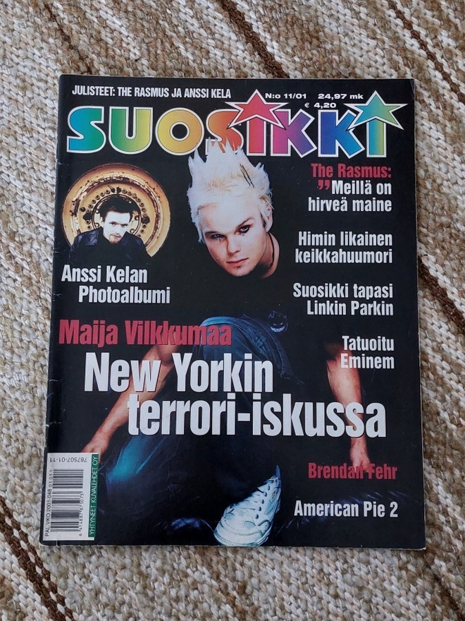 musiikkilehti SUOSIKKI N:o 11 / 2001
