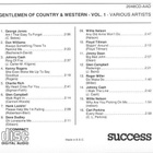 Various • Gentlemen Of Country & Western Vol. 1 CD - pikkukuva 2